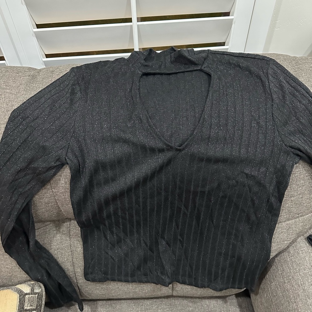 Black turtle neck